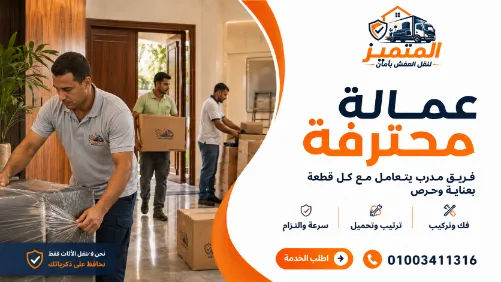 فريق محترف لنقل الأثاث