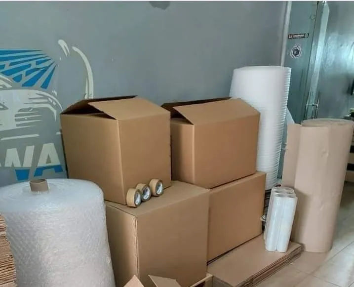 كرتونة مقاس وسط