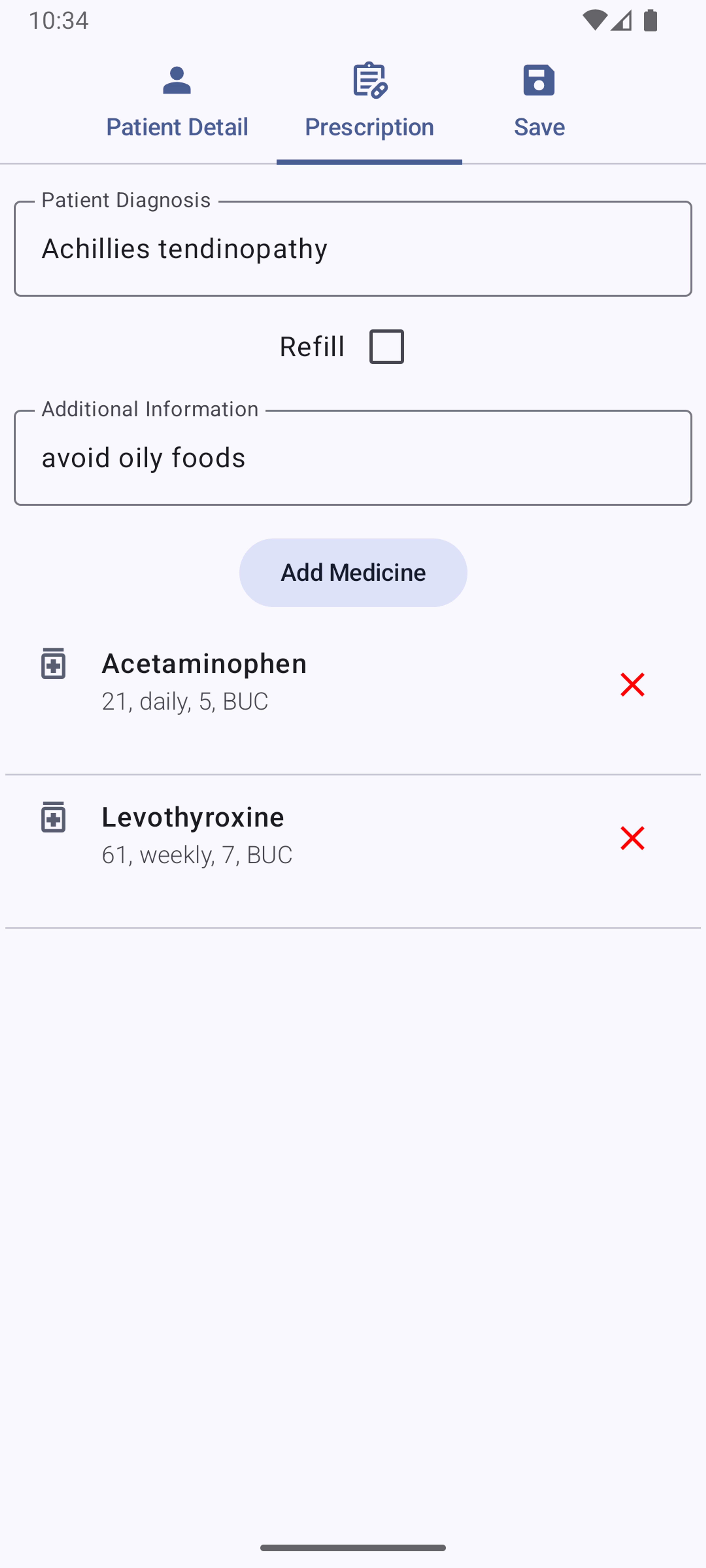 Pill Script App Screenshot