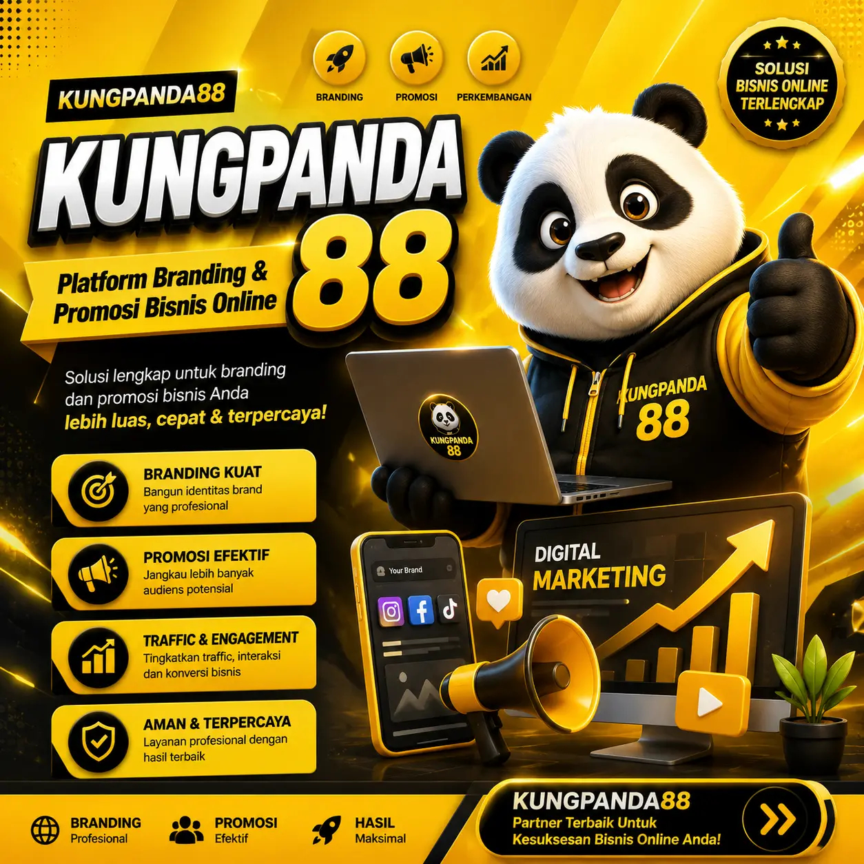 KUNGFUPANDA88 - Platform Branding & Promosi Bisnis Online