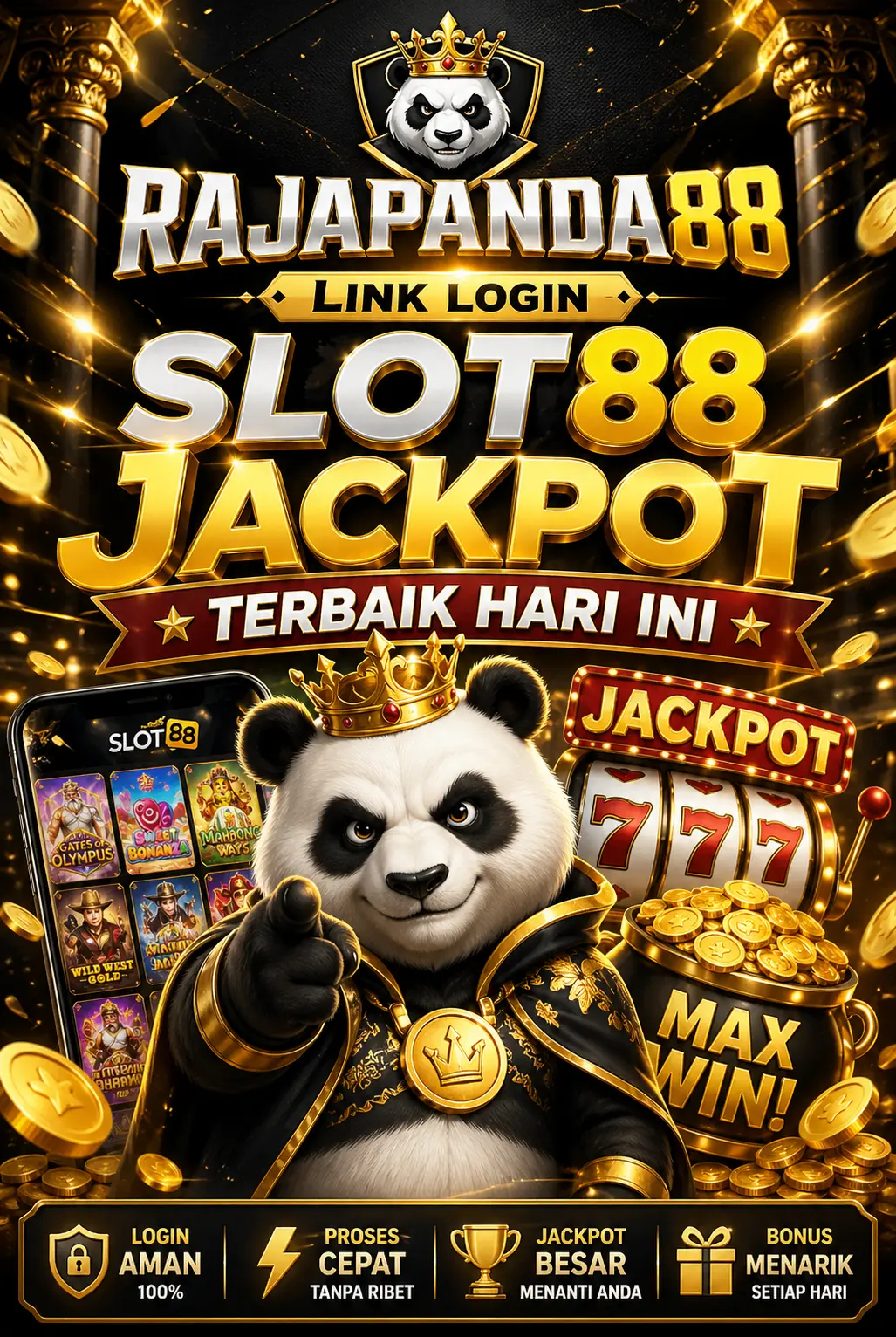 RAJAPANDA88 : Link Login Slot88 Jackpot Terbaik Hari Ini