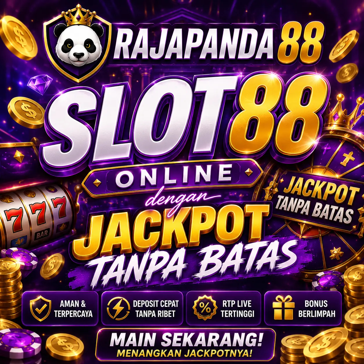 RAJAPANDA88 : Slot88 Online dengan Jackpot Tanpa Batas