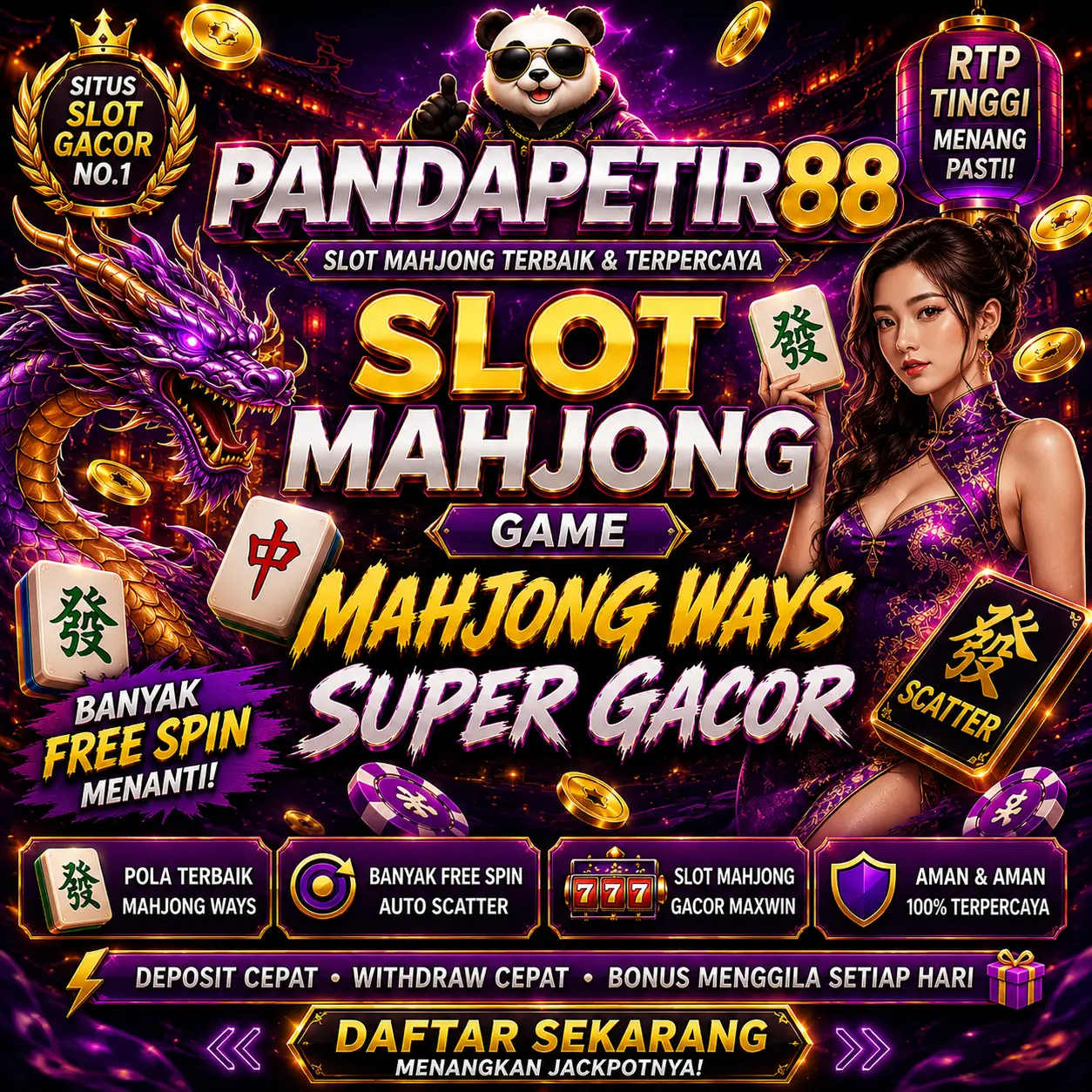 PANDAPETIR88 : Slot Mahjong Game Mahjong Ways Super Gacor