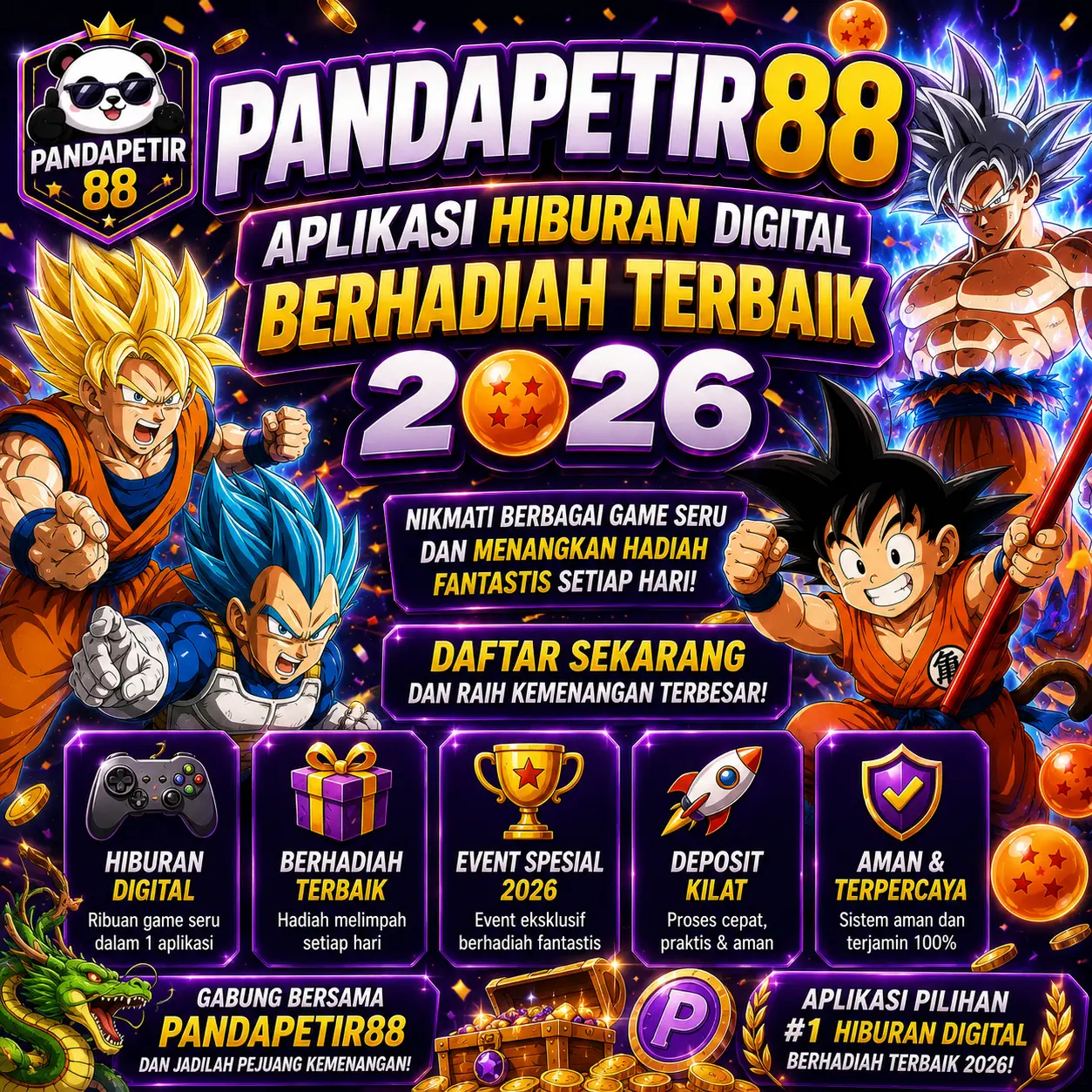 PANDAPETIR88 | Aplikasi Hiburan Digital Berhadiah Terbaik 2026