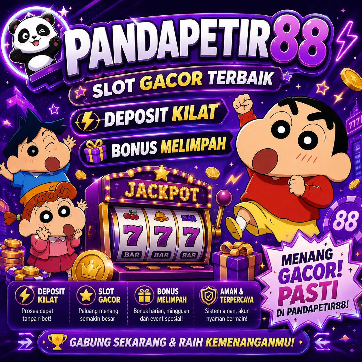 PANDAPETIR88 | Slot Gacor Terbaik Deposit Kilat Bonus Melimpah