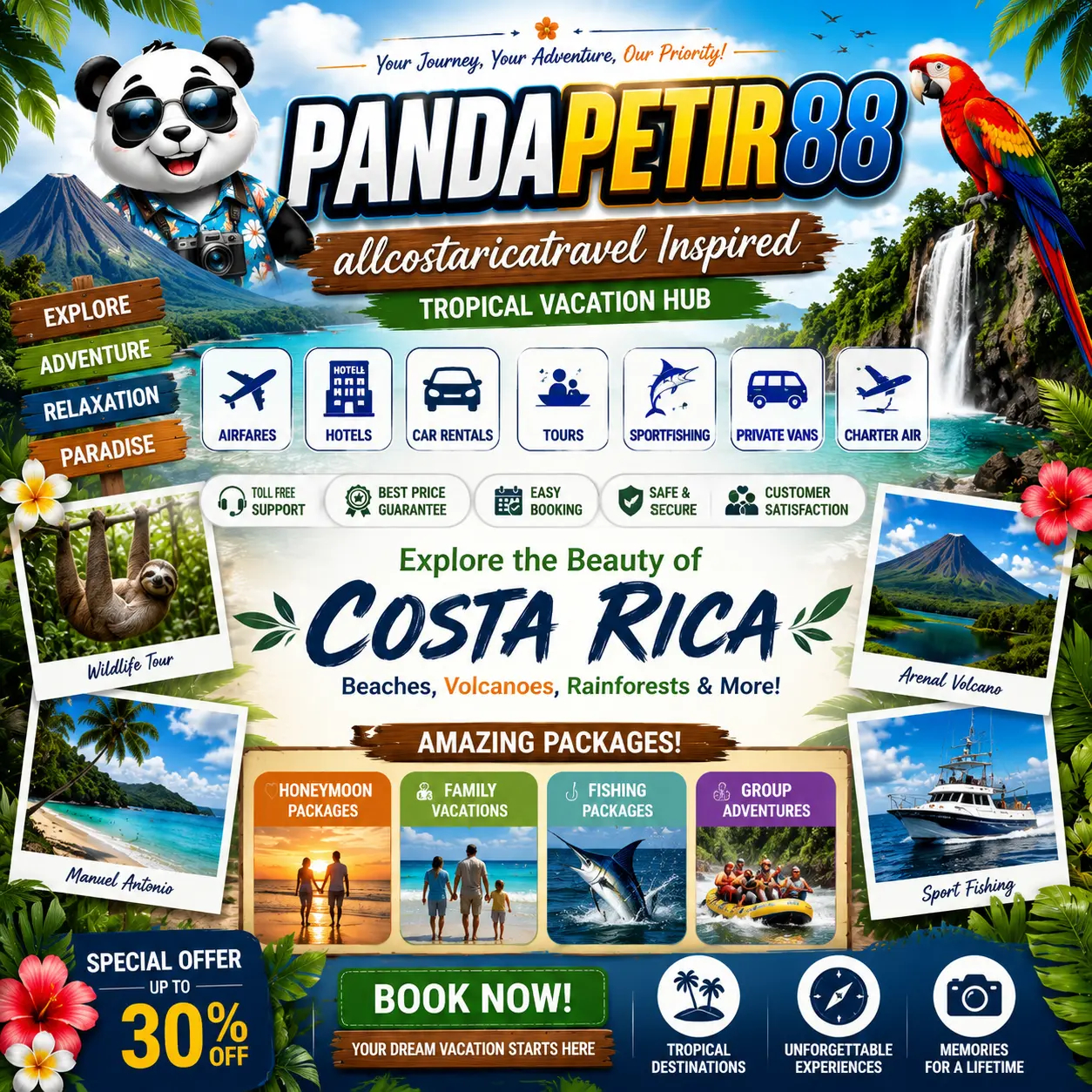PANDAPETIR88 | allcostaricatravel Inspired Paradise Travel Hub