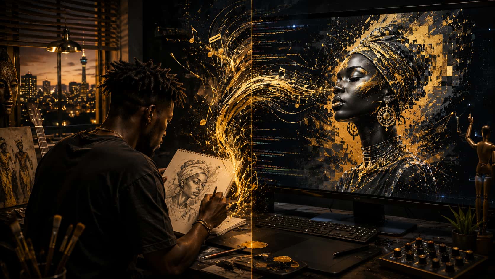 Can AI Be Creative, or Is It Just Copying Us?