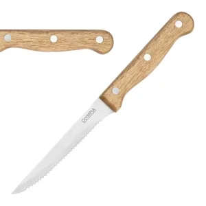 Olympia Steak Knives Wooden Handle (Pack of 12)