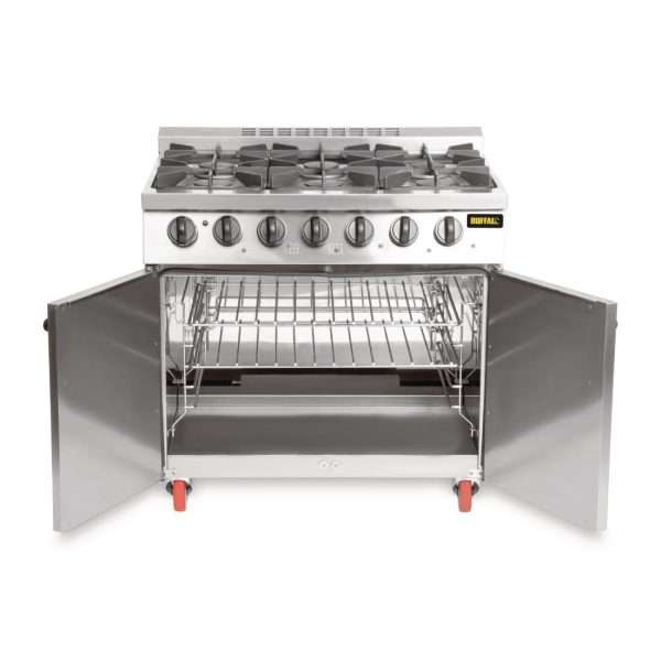 Buffalo 6 Burner Oven Range