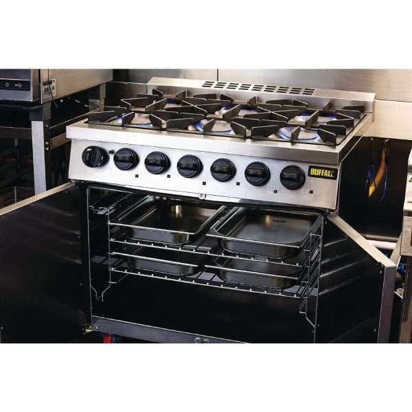 Buffalo 6 Burner Oven Range