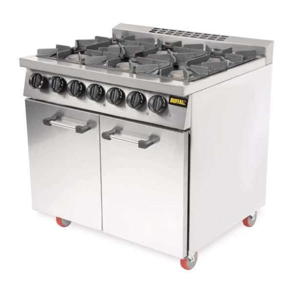 Buffalo 6 Burner Oven Range