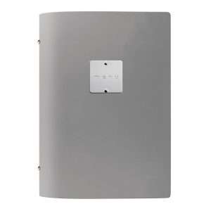 DAG Fashion Leather Menu Cover A5 Grey
