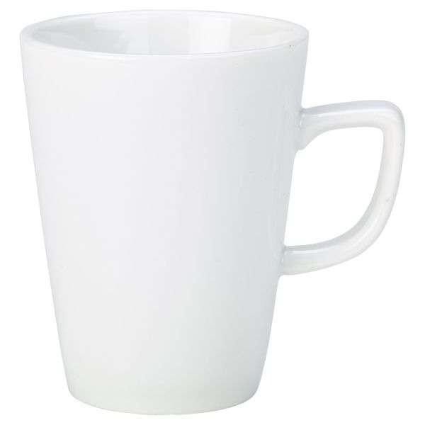 Genware Porcelain Conical Coffee Mug 22cl/7.75oz QTY:6