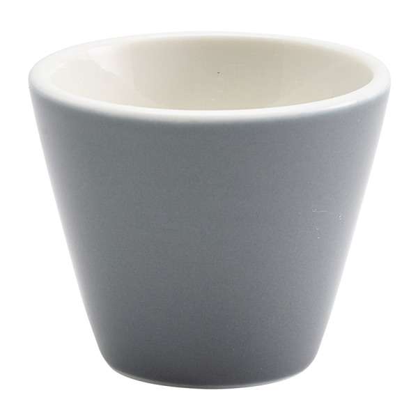 Genware Porcelain Graphite Conical Bowl 6cm/2.25″