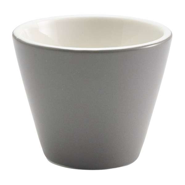 369006SLT Genware Porcelain Slate Conical Bowl 6cm/2.25″