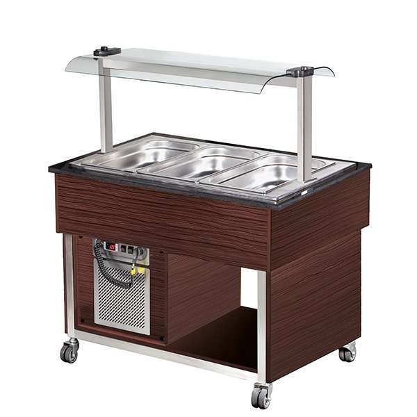 Blizzard 3 x GN1/1 Cold Buffet Display