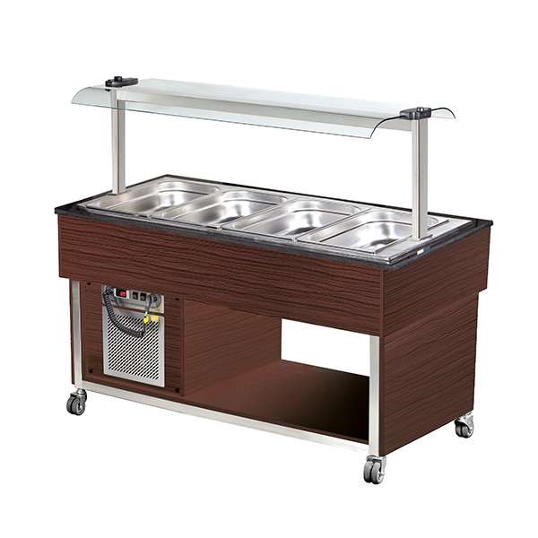 Blizzard 4 x GN1/1 Cold Buffet Display