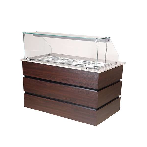 Blizzard Flat Glass Display Counter 4x GN1/1