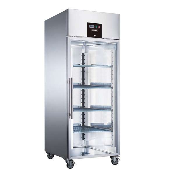 Blizzard Single Glass Door Ventilated GN Refrigerator 650L