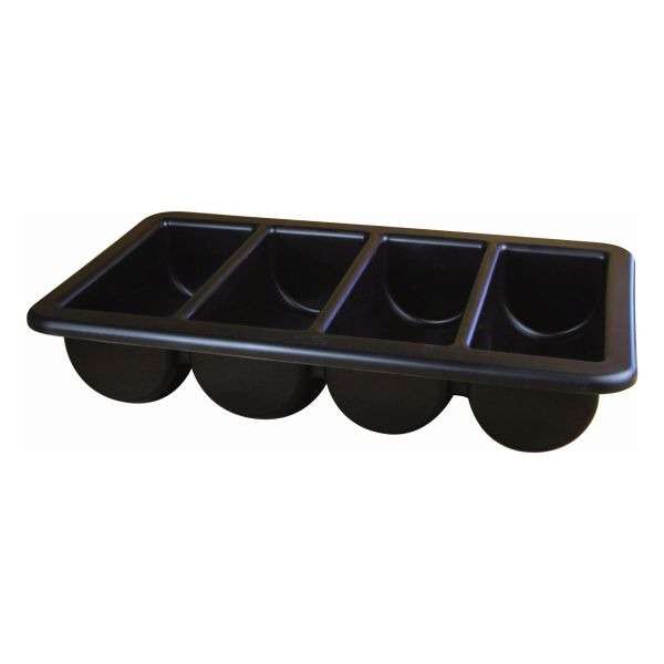 Cutlery Tray/Box 1/1 Black 13″ X 21″