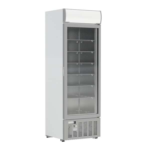 Single Glass Door Freezer Display 416L