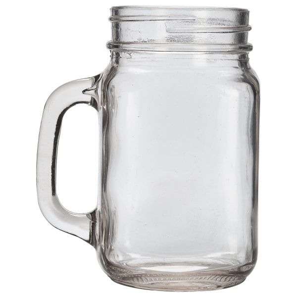 MAS680 Genware Glass Mason Jar 64.5cl / 22.7oz QTY:6