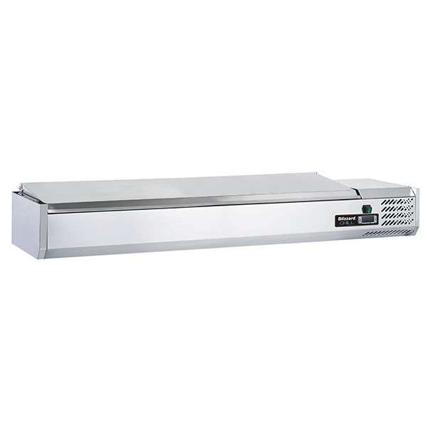 Blizzard 1/3 Gastronorm Prep Top with Hinged Lid 2000mm(W)
