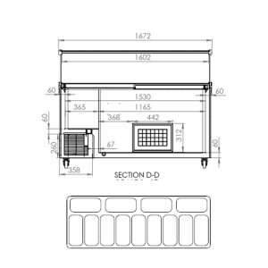 Venus Ice Cream Display 557L
