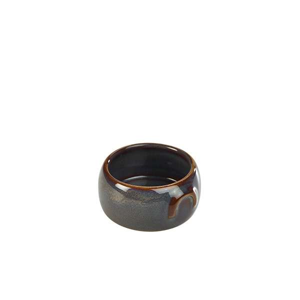 Terra Stoneware Rustic Blue Butter Pot 9cl/3oz QTY:12