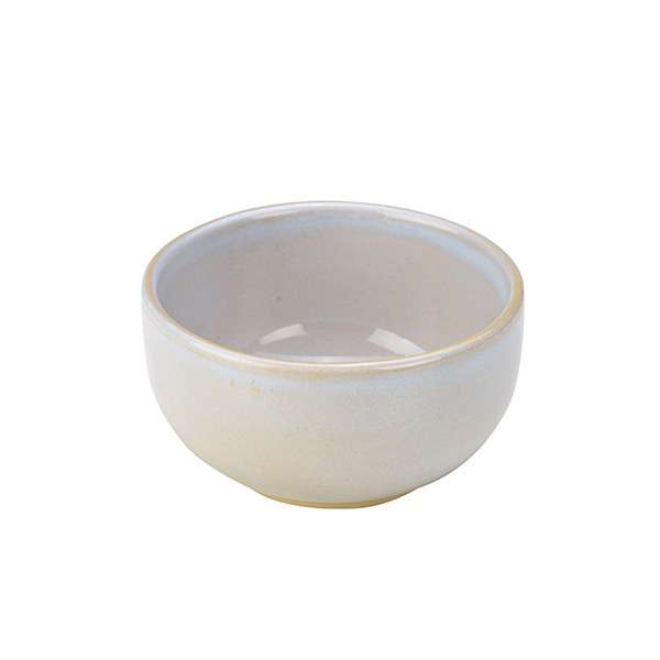 Terra Stoneware Rustic White Round Bowl 12.5cm QTY: 6