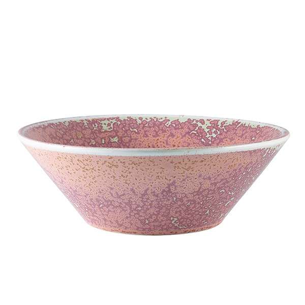 Terra Porcelain Rose Conical Bowl 19.5cm QTY:6