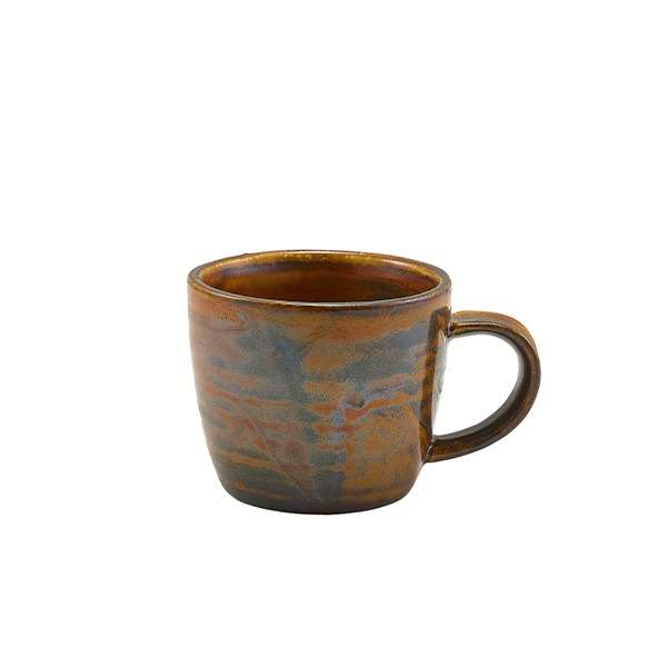 CUP-PRC9 Terra Porcelain Rustic Copper Espresso Cup 9cl/3oz QTY:6