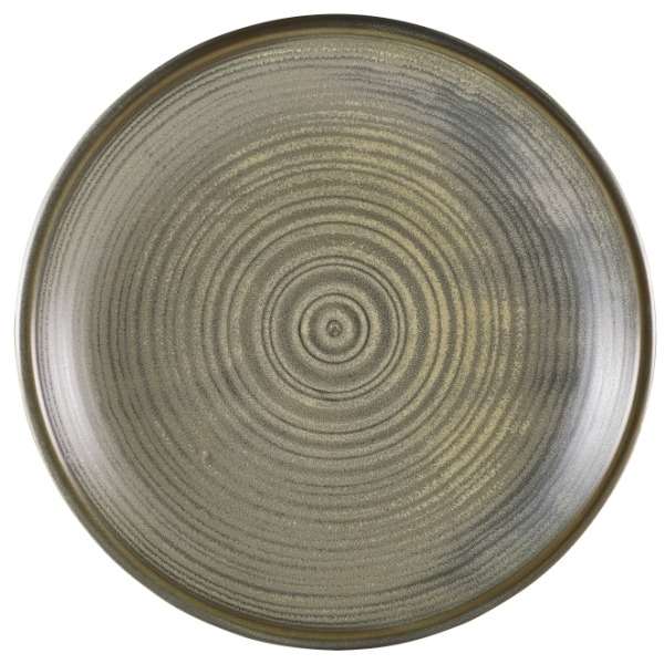 Terra Porcelain Matt Grey Deep Coupe Plate 28cm QTY:3