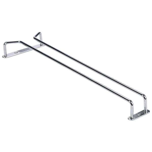 Chrome Glass Hangers 10″