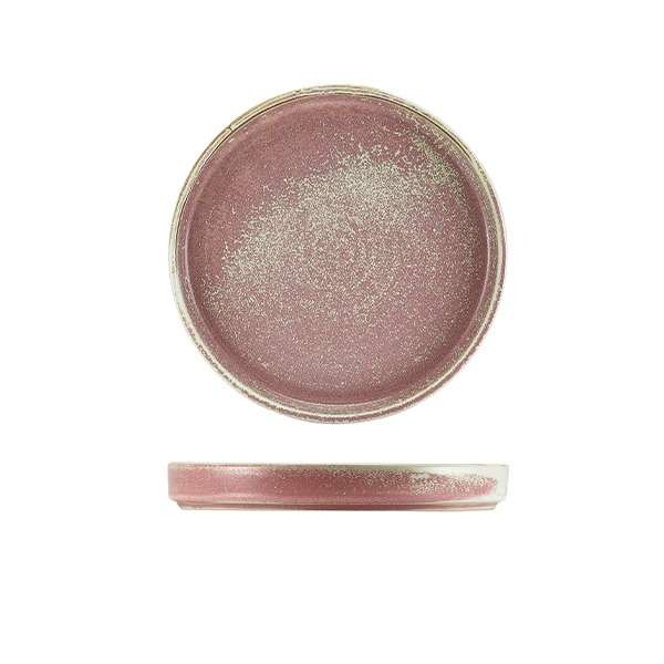 Terra Porcelain Rose Presentation Plate 18cm QTY:6