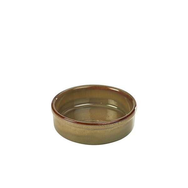 Terra Stoneware Rustic Brown Tapas Dish 14.5cm QTY: 12