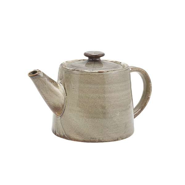 Terra Porcelain Grey Teapot 50cl/17.6oz QTY:6