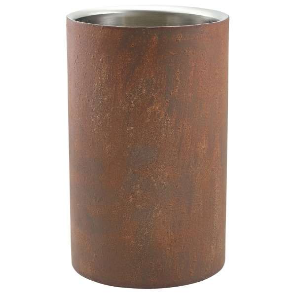 Rust Effect Wine Cooler 12cm Dia x 20cm High QTY: 1