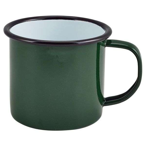 Enamel Mug Green 36cl/12.5oz QTY: 1