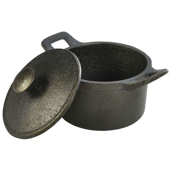 Mini Cast Iron Casserole Dish 10 x 6cm QTY:6