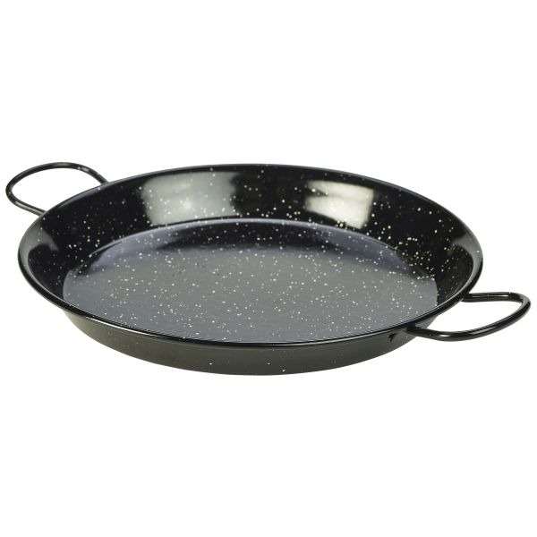 Black Enamel Paella Pan 30cm QTY:6