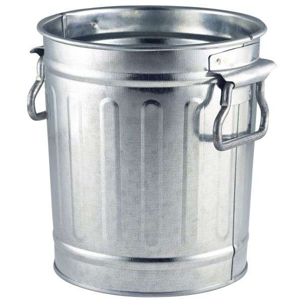 Miniature Galvanised Bin 14x12x15cm QTY:12