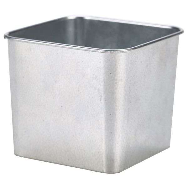 Galvanised Steel Square Tub 8 x 8 x 6cm QTY:12