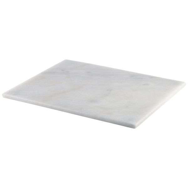 White Marble Platter 32x26cm GN 1/2 QTY: 1
