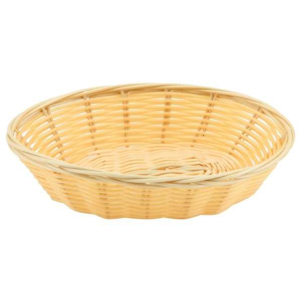 Oval Polywicker Basket 7″X5″X2″ QTY:12