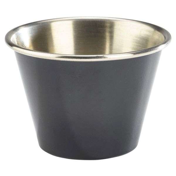GenWare Black Stainless Steel Ramekin 71ml/2.5oz QTY:24