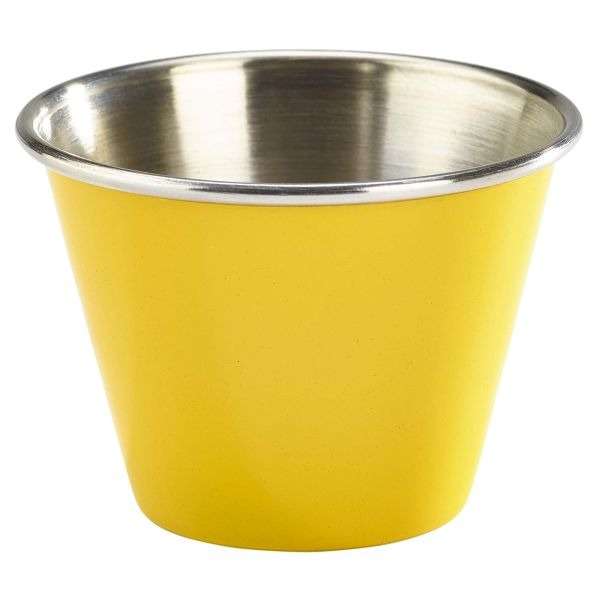GenWare Yellow Stainless Steel Ramekin 71ml/2.5oz QTY:24