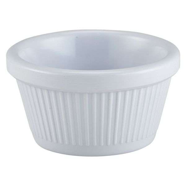 S279-02 Ramekin 2oz Fluted White QTY:24