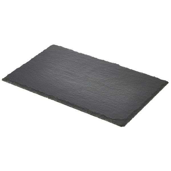 Genware Natural Slate Platter 26.5x16cm GN 1/4 QTY:6