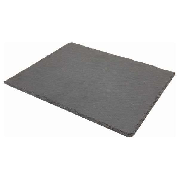 Genware Natural Slate Platter 32 X 26cm 1/2 GN QTY:6